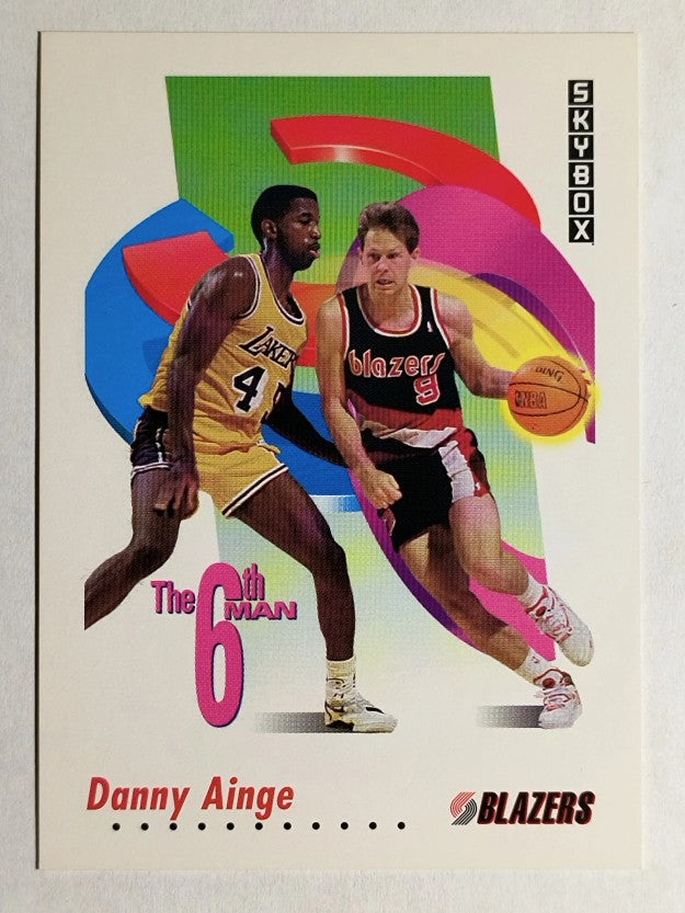 1991-92 SkyBox #453 Danny Ainge SM