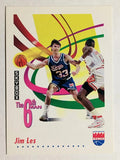 1991-92 SkyBox #454 Jim Les SM