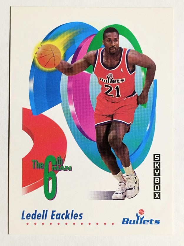 1991-92 SkyBox #458 Ledell Eackles SM