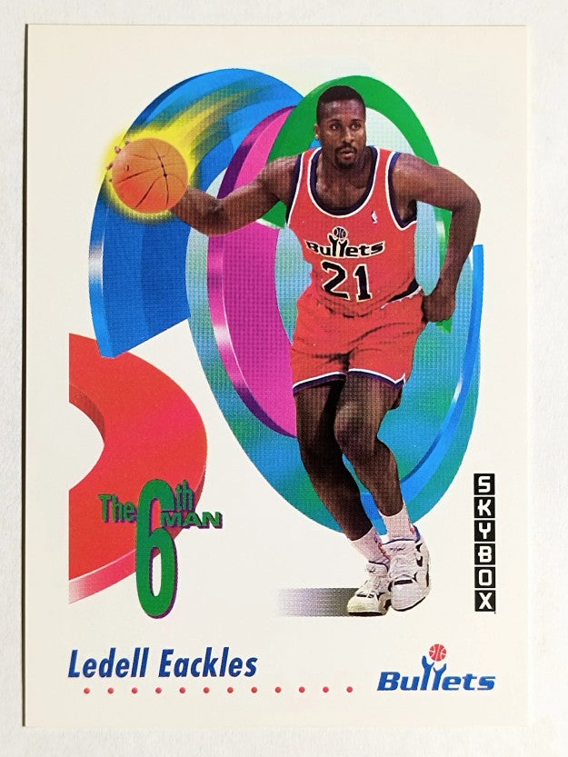 1991-92 SkyBox #458 Ledell Eackles SM