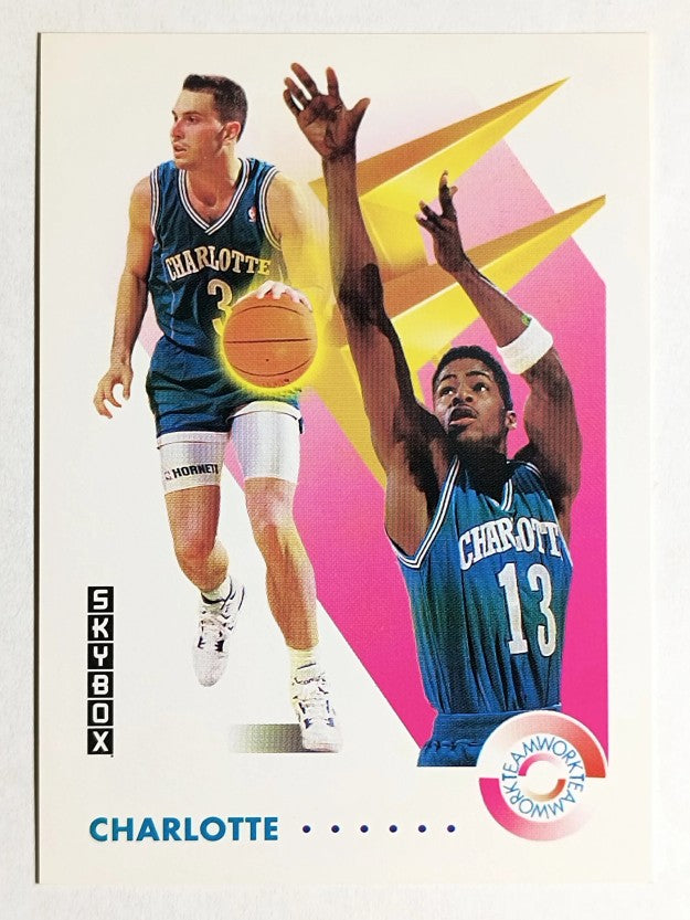 1991-92 SkyBox #461 Rex Chapman/Kendall Gill TW