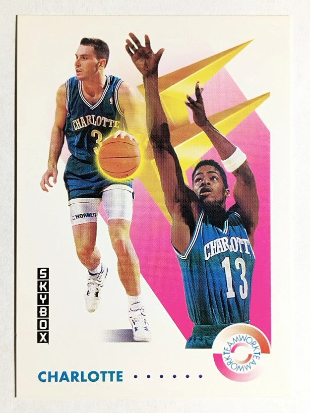 1991-92 SkyBox #461 Rex Chapman/Kendall Gill TW