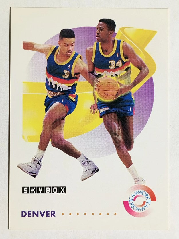 1991-92 SkyBox #465 Reggie Williams/Chris Jackson TW