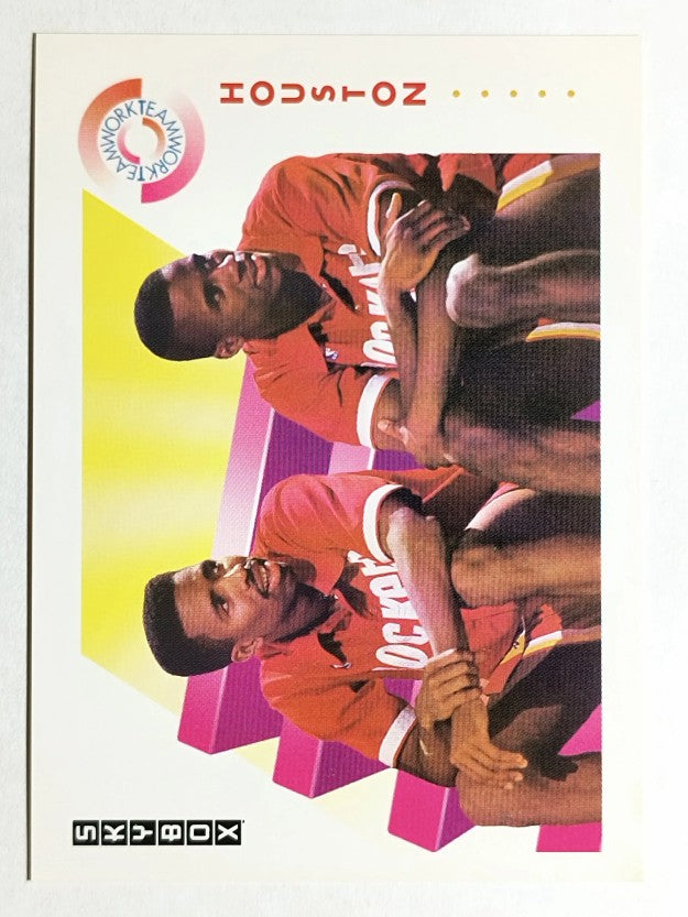 1991-92 SkyBox #468 Vernon Maxwell/Kenny Smith TW
