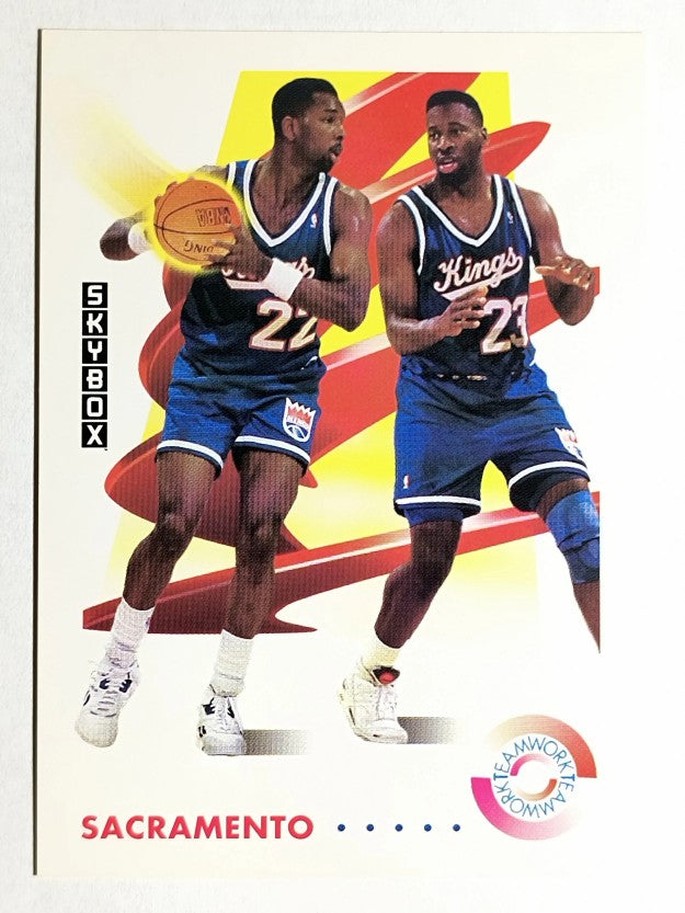 1991-92 SkyBox #481 Lionel Simmons/Wayman Tisdale TW