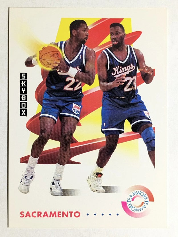 1991-92 SkyBox #481 Lionel Simmons/Wayman Tisdale TW