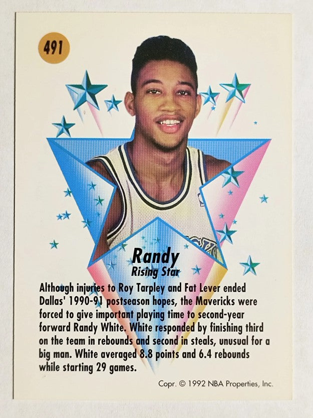 1991-92 SkyBox #491 Randy White RS