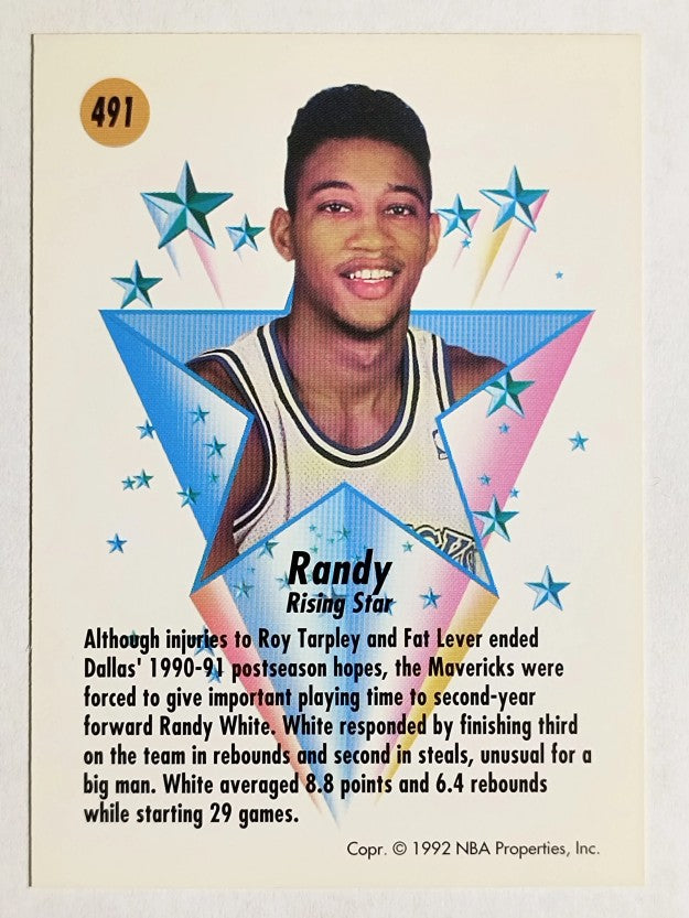 1991-92 SkyBox #491 Randy White RS