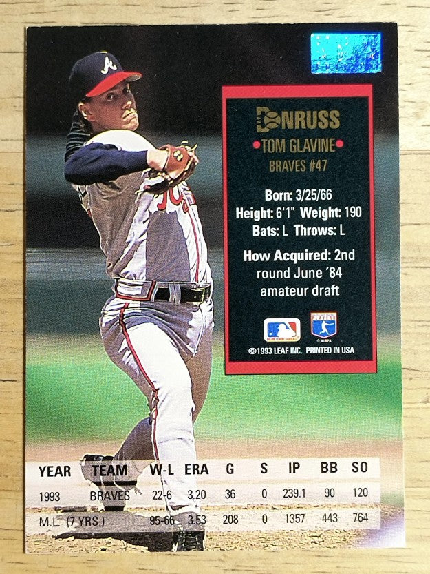1994 Donruss Special Edition #84 Tom Glavine