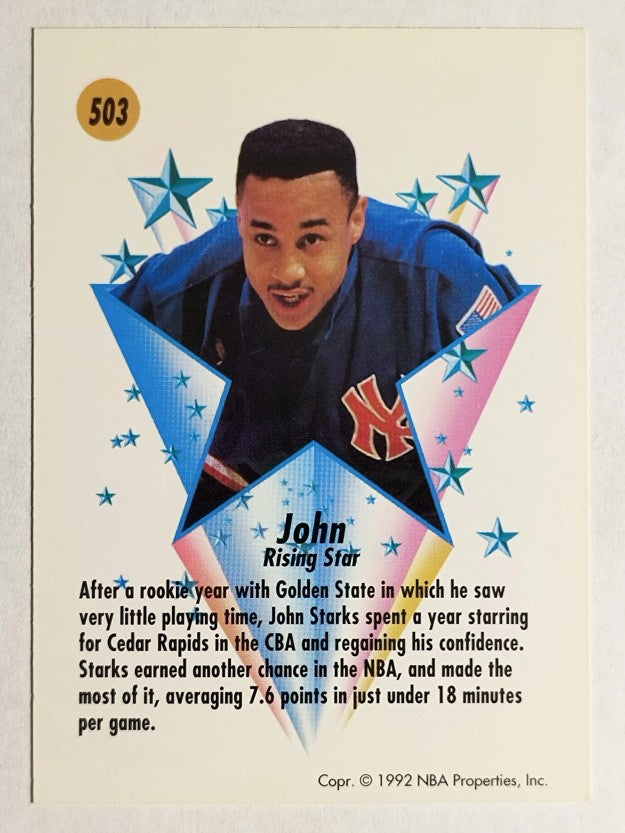 1991-92 SkyBox #503 John Starks RS