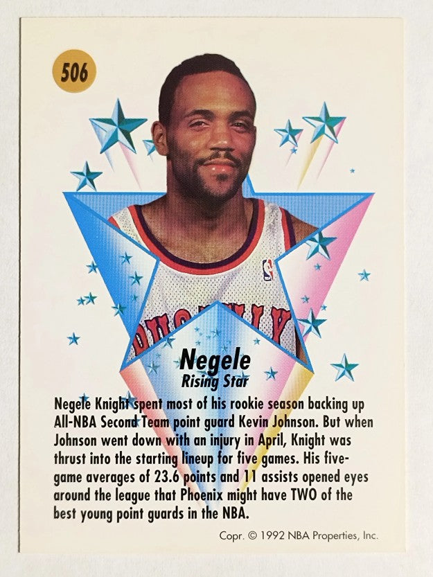 1991-92 SkyBox #506 Negele Knight RS