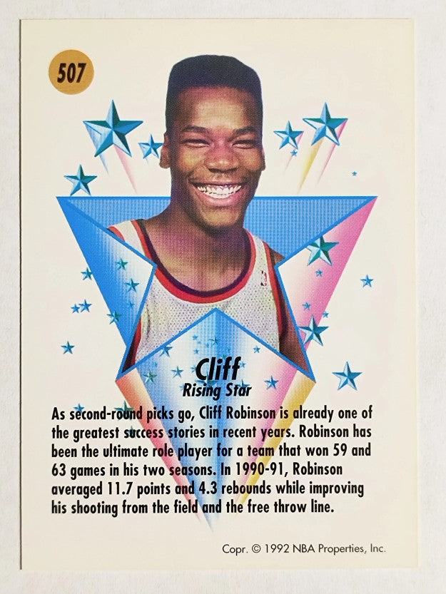 1991-92 SkyBox #507 Clifford Robinson RS