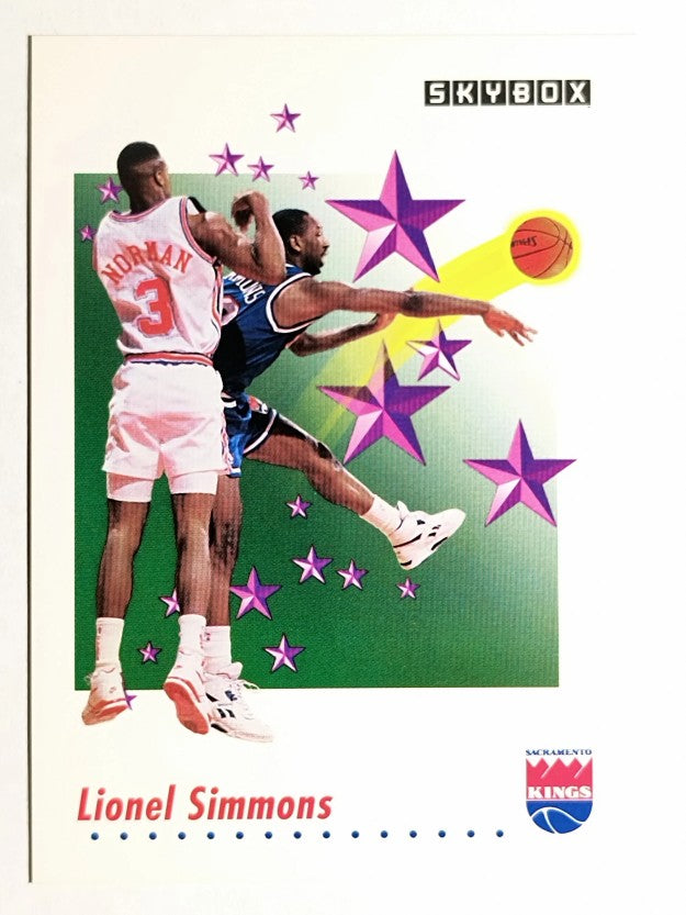 1991-92 SkyBox #508 Lionel Simmons RS