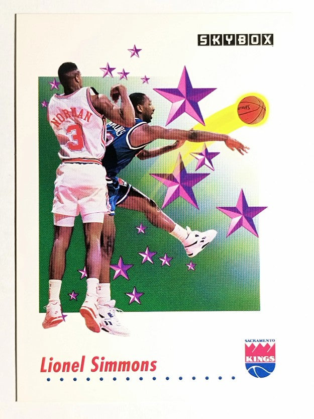 1991-92 SkyBox #508 Lionel Simmons RS