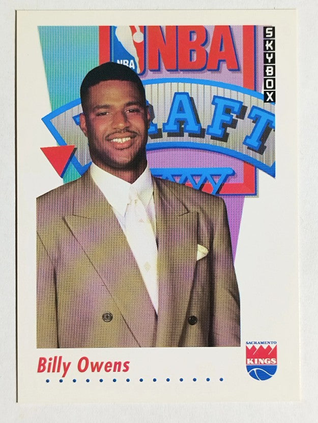 1991-92 SkyBox #515 Billy Owens RC