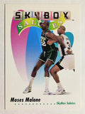 1991-92 SkyBox #574 Moses Malone SAL
