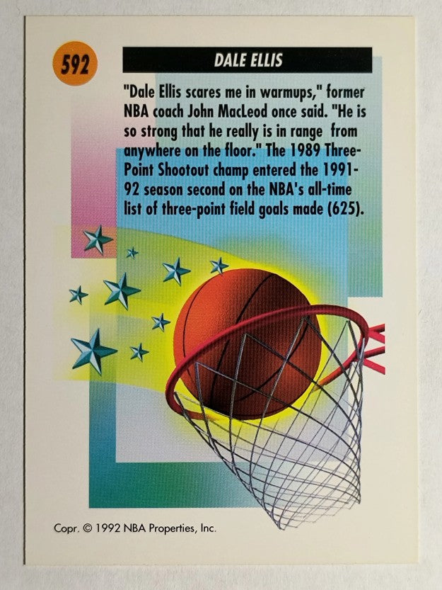 1991-92 SkyBox #592 Dale Ellis SS