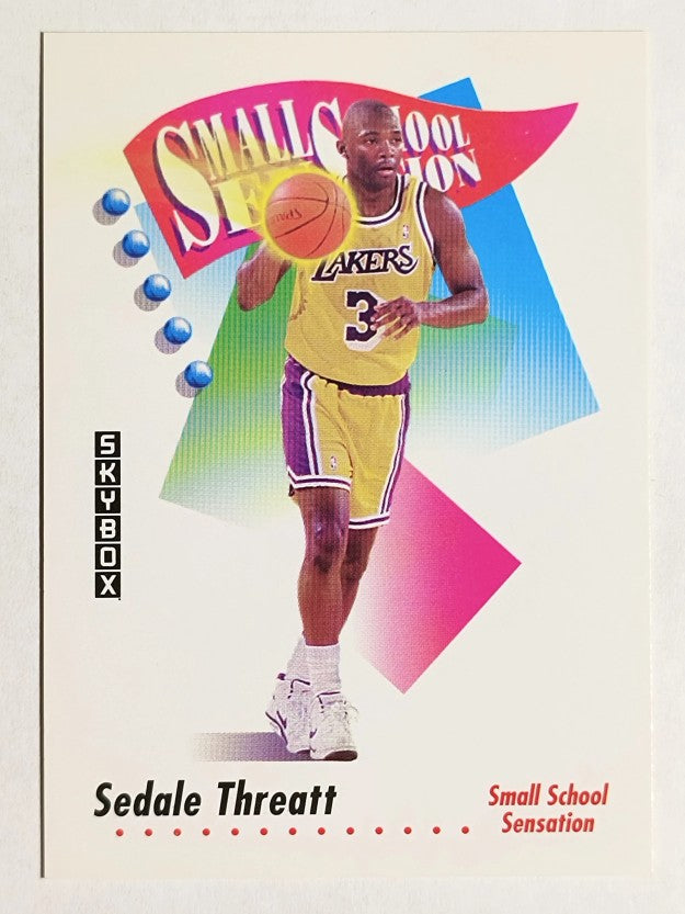 1991-92 SkyBox #609 Sedale Threatt SMALL