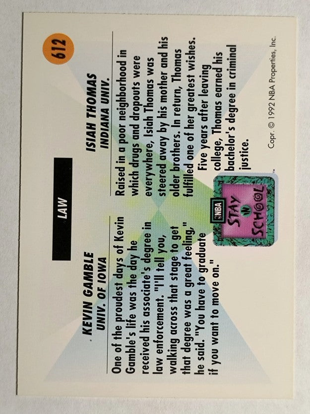 1991-92 SkyBox #612 Law