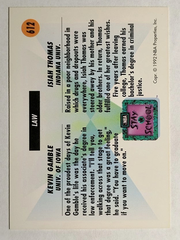 1991-92 SkyBox #612 Law