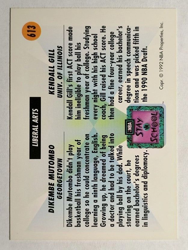 1991-92 SkyBox #613 Liberal Arts
