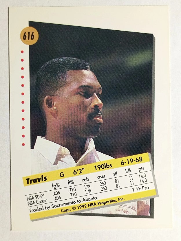 1991-92 SkyBox #616 Travis Mays