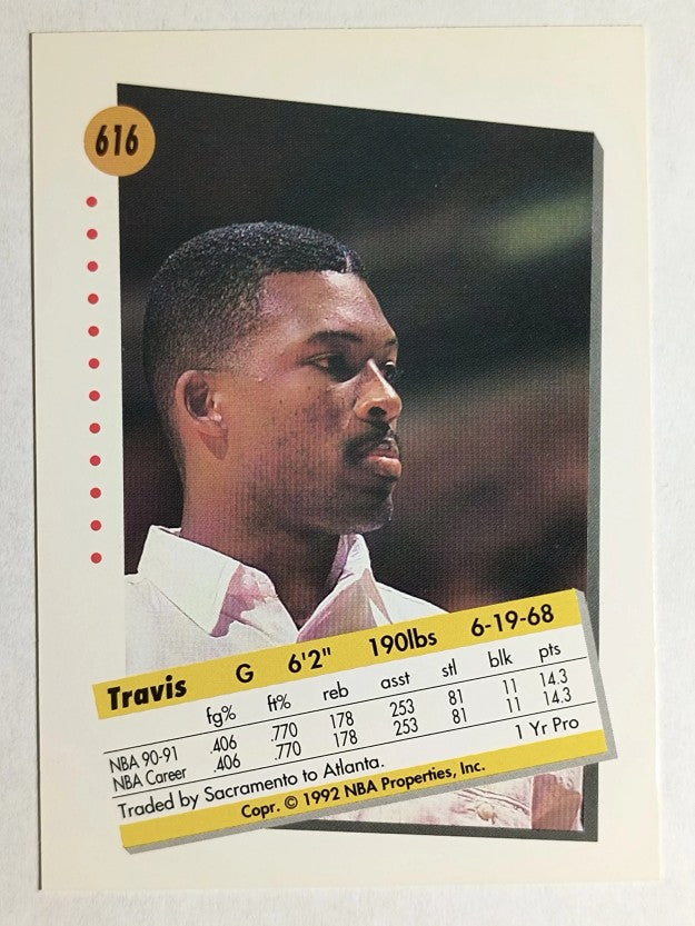 1991-92 SkyBox #616 Travis Mays