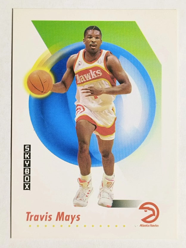 1991-92 SkyBox #616 Travis Mays