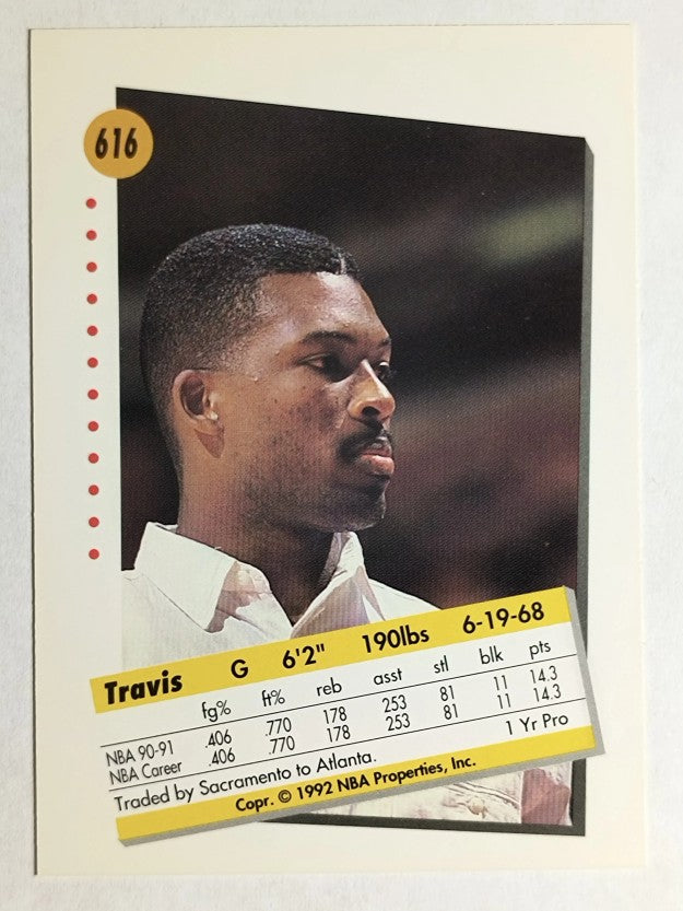 1991-92 SkyBox #616 Travis Mays