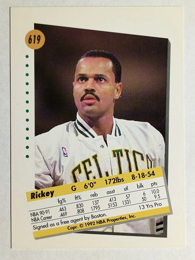 1991-92 SkyBox #619 Rickey Green