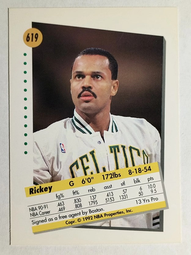 1991-92 SkyBox #619 Rickey Green