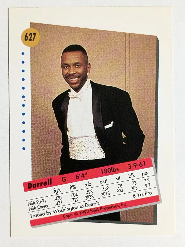 1991-92 SkyBox #627 Darrell Walker