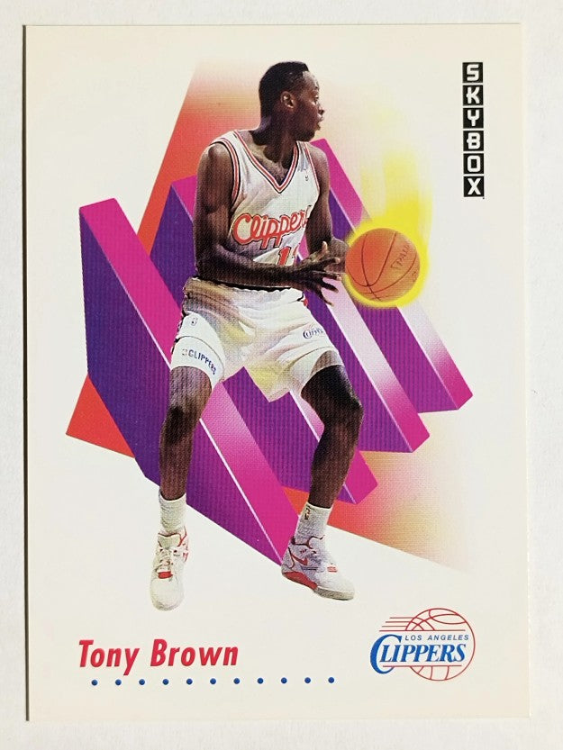 1991-92 SkyBox #629 Tony Brown
