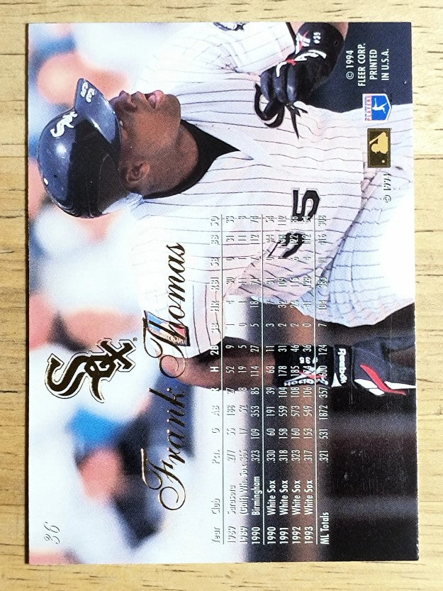 1994 Flair #36 Frank Thomas