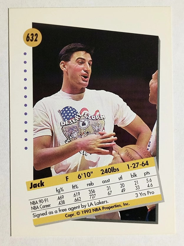 1991-92 SkyBox #632 Jack Haley