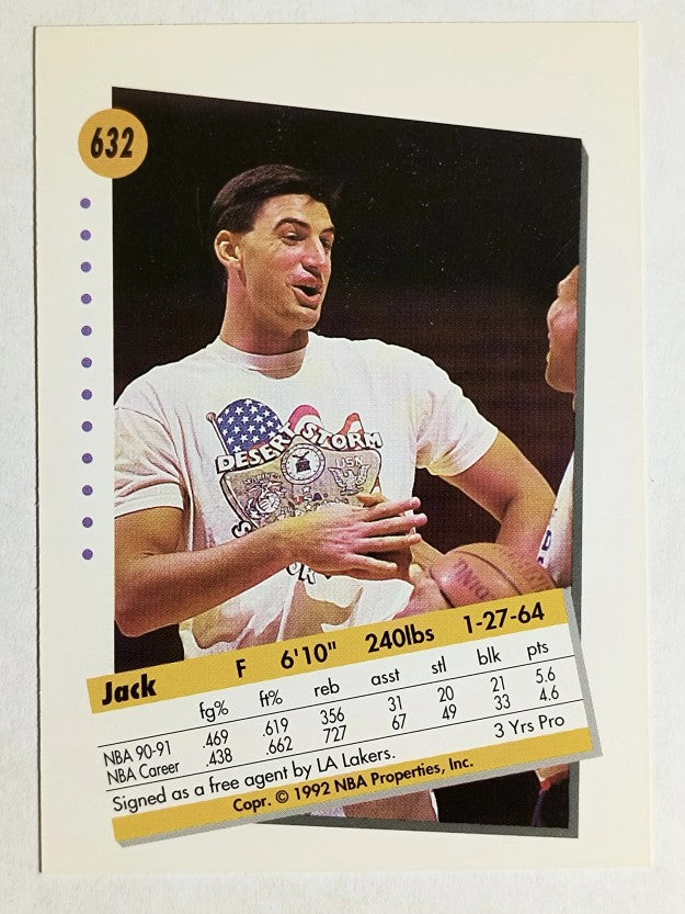 1991-92 SkyBox #632 Jack Haley