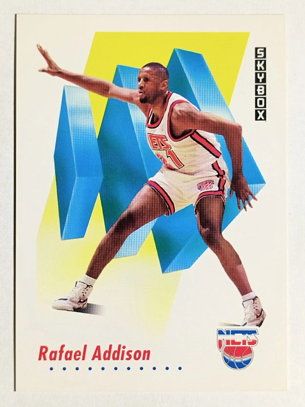 1991-92 SkyBox #636 Rafael Addison RC