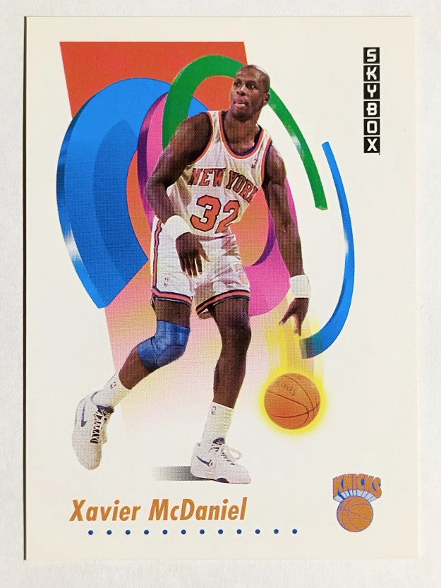 1991-92 SkyBox #638 Xavier McDaniel