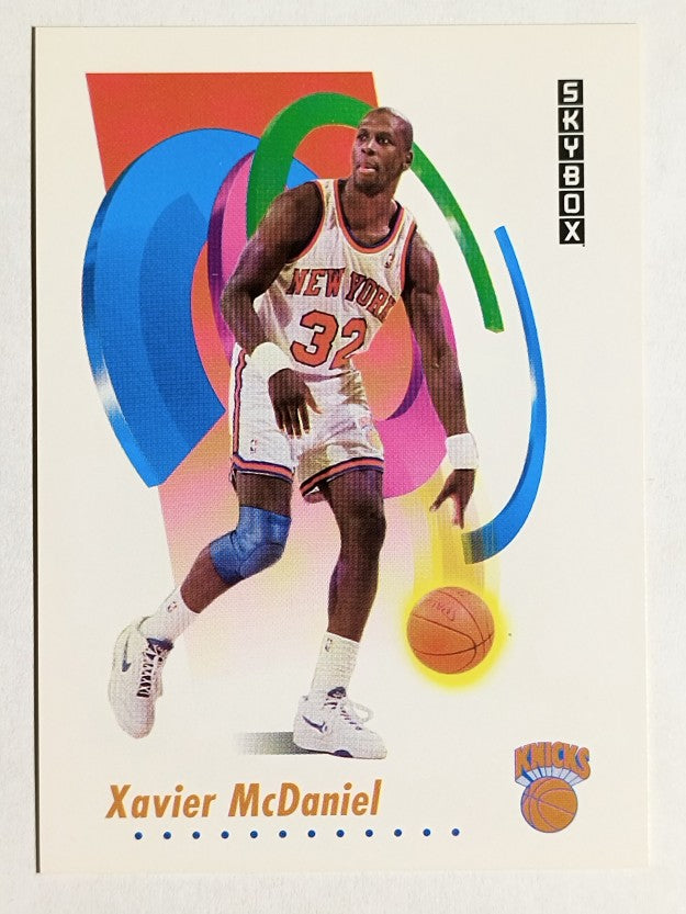 1991-92 SkyBox #638 Xavier McDaniel