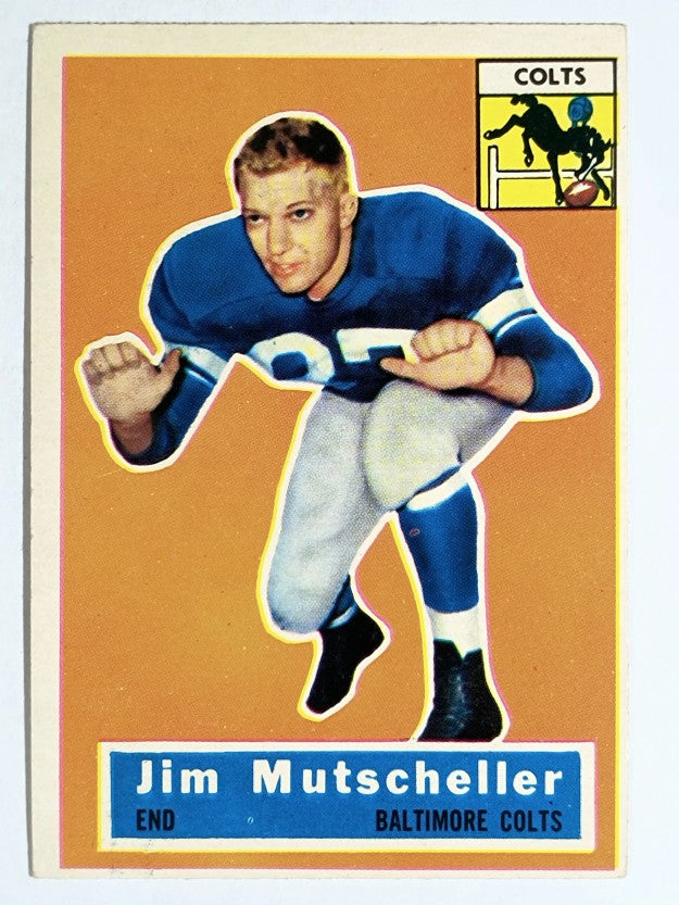 1956 Topps #72 Jim Mutscheller RC (EX)