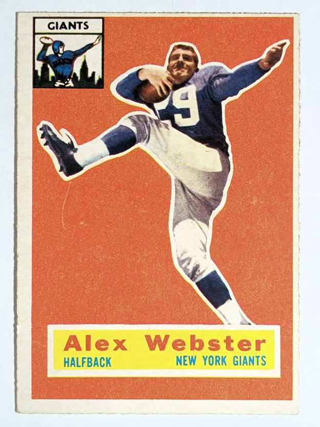 1956 Topps #5 Alex Webster RC (EX)
