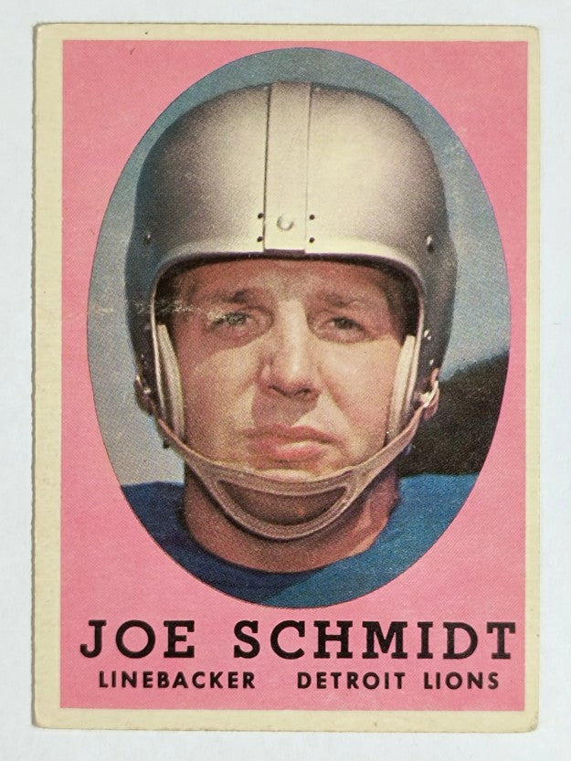 1958 Topps #3 Joe Schmidt (VGEX)