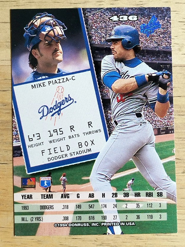 1994 Leaf #436 Mike Piazza