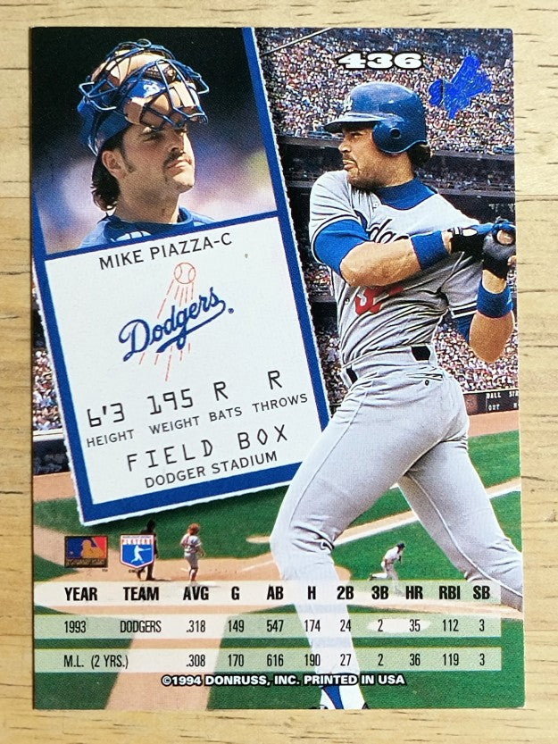 1994 Leaf #436 Mike Piazza