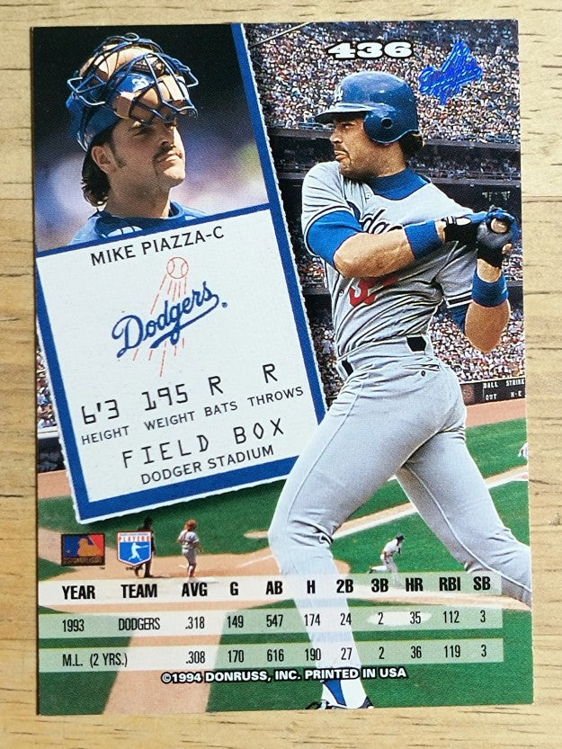1994 Leaf #436 Mike Piazza