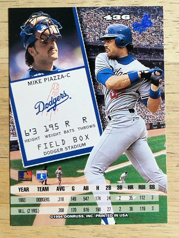 1994 Leaf #436 Mike Piazza