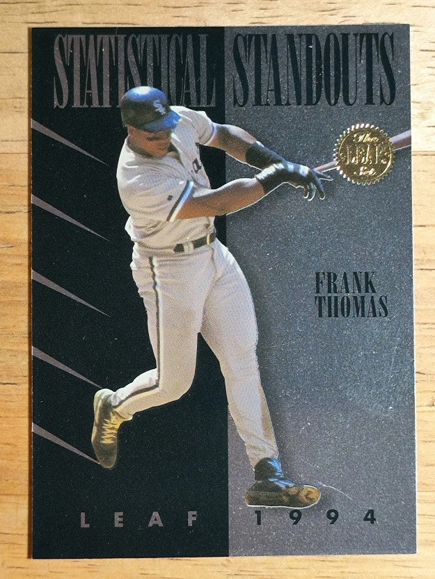 1994 Leaf Statistical Standouts #1 Frank Thomas