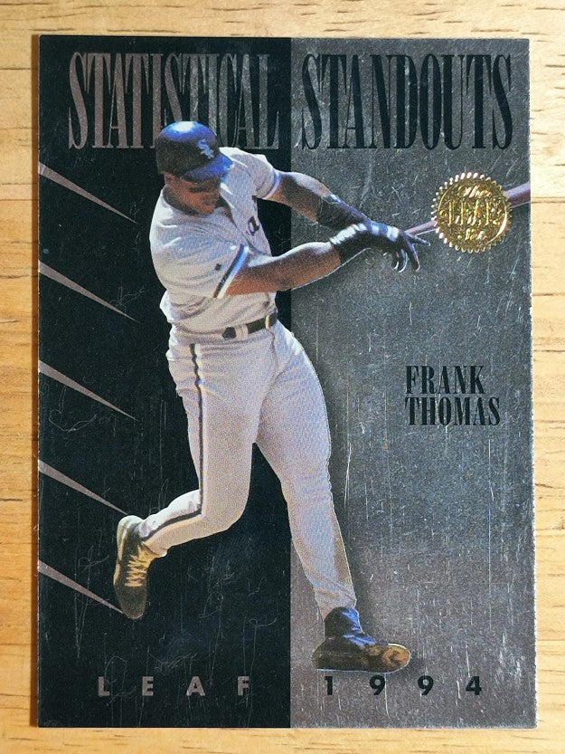 1994 Leaf Statistical Standouts #1 Frank Thomas
