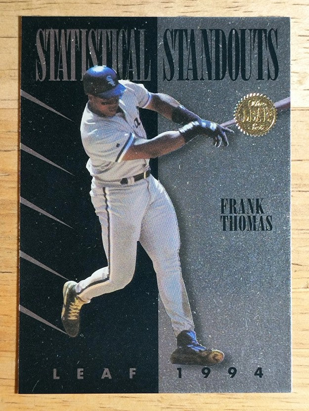 1994 Leaf Statistical Standouts #1 Frank Thomas