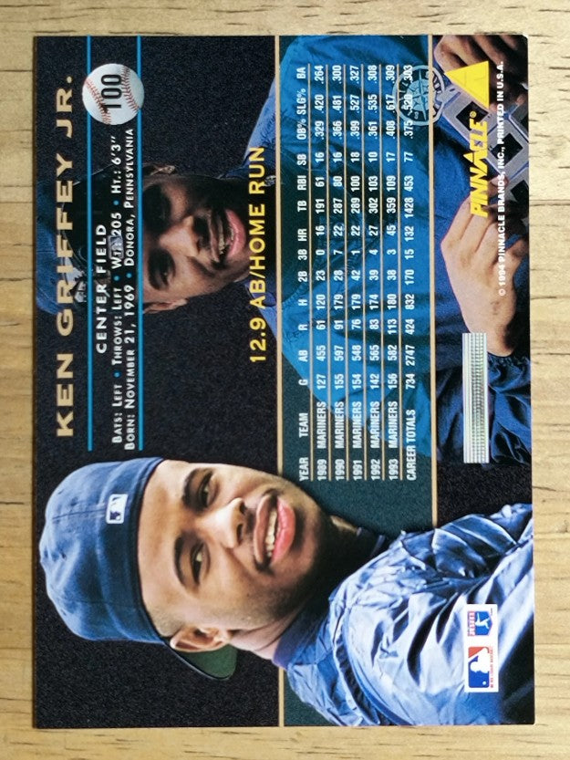 1994 Pinnacle #100 Ken Griffey Jr.